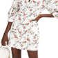 INC International Concepts Women's Eyelet Floral Mini Dress White Size 6