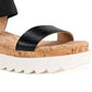Sun + Stone Women's Melanyy Wedge Sandals Black Size 5 M