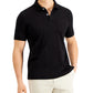 Club Room Men's Solid Jersey Polo with Pocket Black Size X-Large