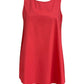 Alfani Women's Coral Sleeveless Jewel Neck Top Red Size XX-Large