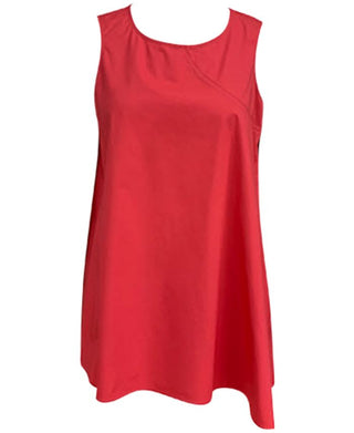 Alfani Women's Coral Sleeveless Jewel Neck Top Red Size XX-Large