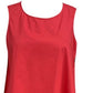 Alfani Women's Coral Sleeveless Jewel Neck Top Red Size XX-Large