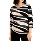 JM Collection Women's Abstract Print Top Pink Size XX-Large