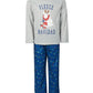 Family Pj Family Pajamas Kids Fleece Navidad Pajama Set Blue Size 2T-3T