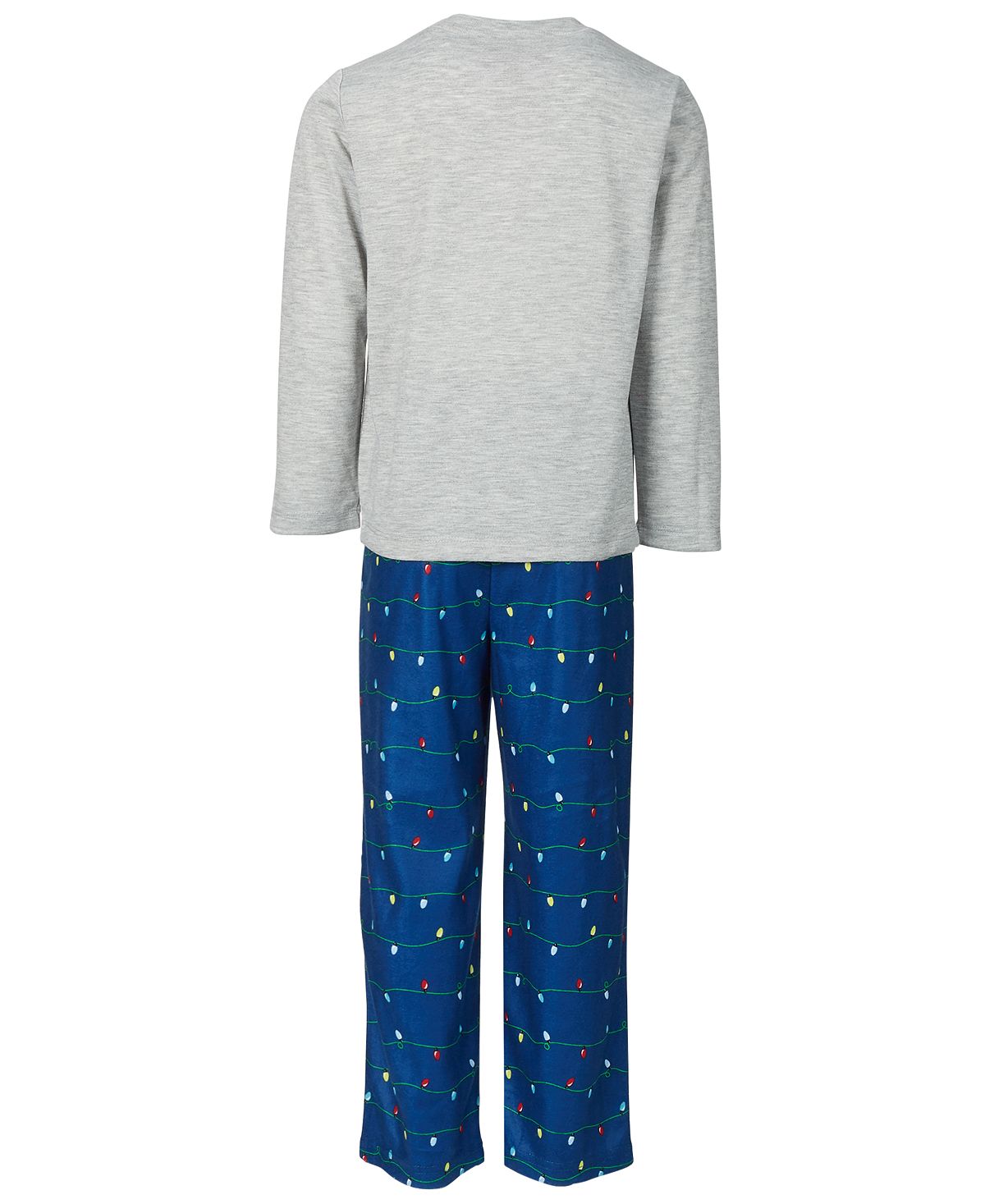 Family Pj Family Pajamas Kids Fleece Navidad Pajama Set Blue Size 2T-3T