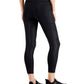 ID Ideology Women's Compression Croc Embossed Side Pocket 7/8 Length Leggings Black Size Large