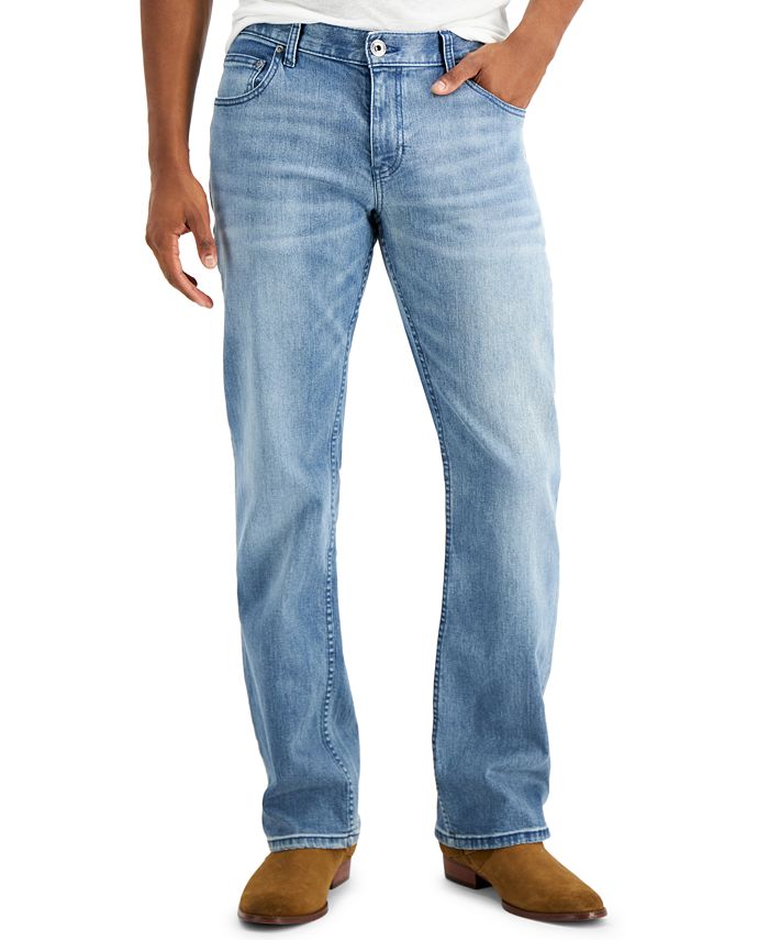 INC International Concepts Men's Rockford Boot Cut Jeans Blue Size 38X30