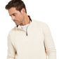 Club Room Men's Quarter Zip French Rib Pullover White Size XXX-Large