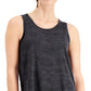 ID Ideology Women's Jacquard Camo Tank Top Black Size XX-Large