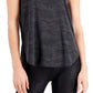 ID Ideology Women's Jacquard Camo Tank Top Black Size XX-Large