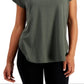 ID Ideology Women's Sweat Set T-Shirt Green Size X-Small