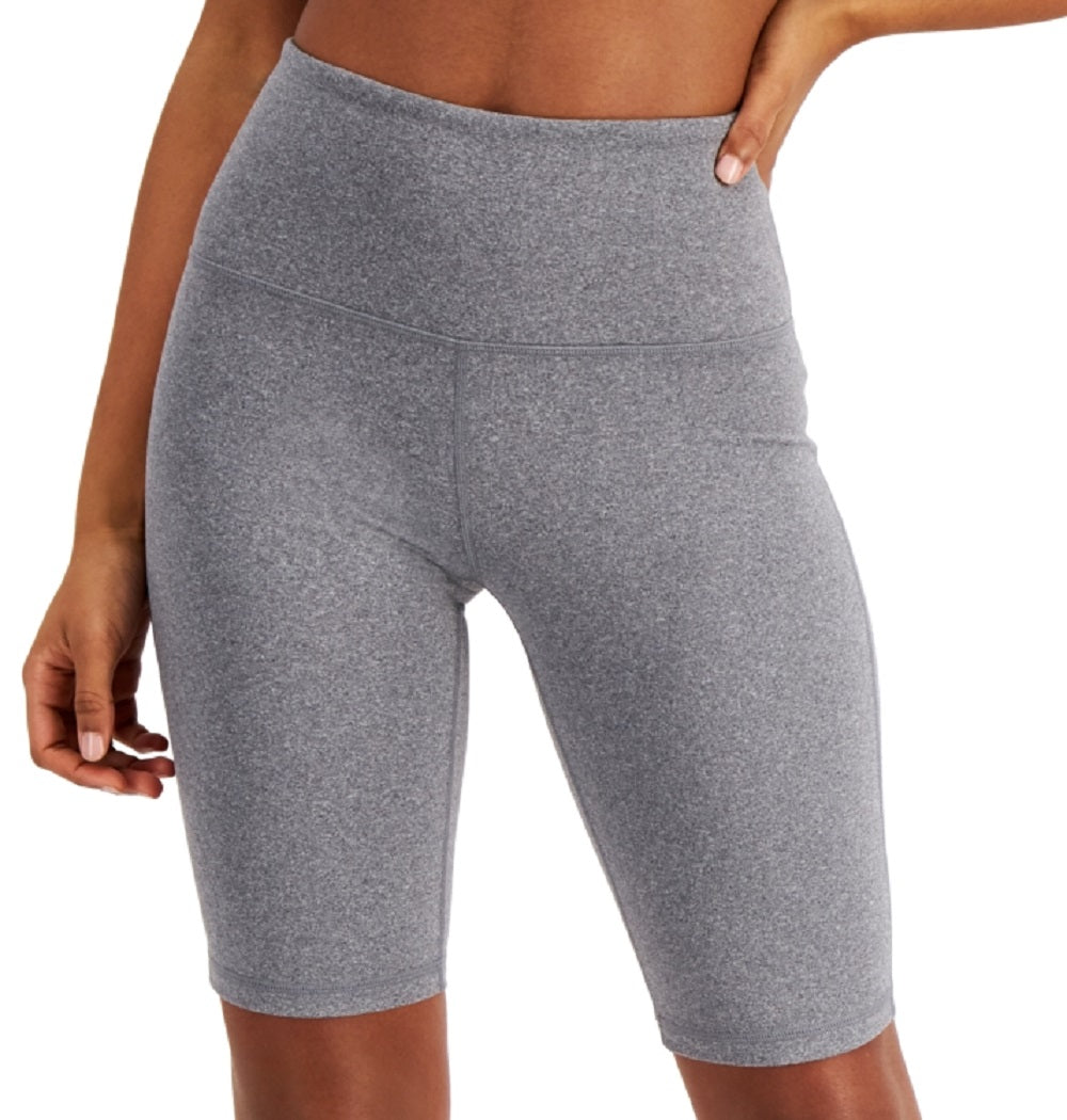 ID Ideology Women's Sweat Set Biker Shorts Gray Size Medium