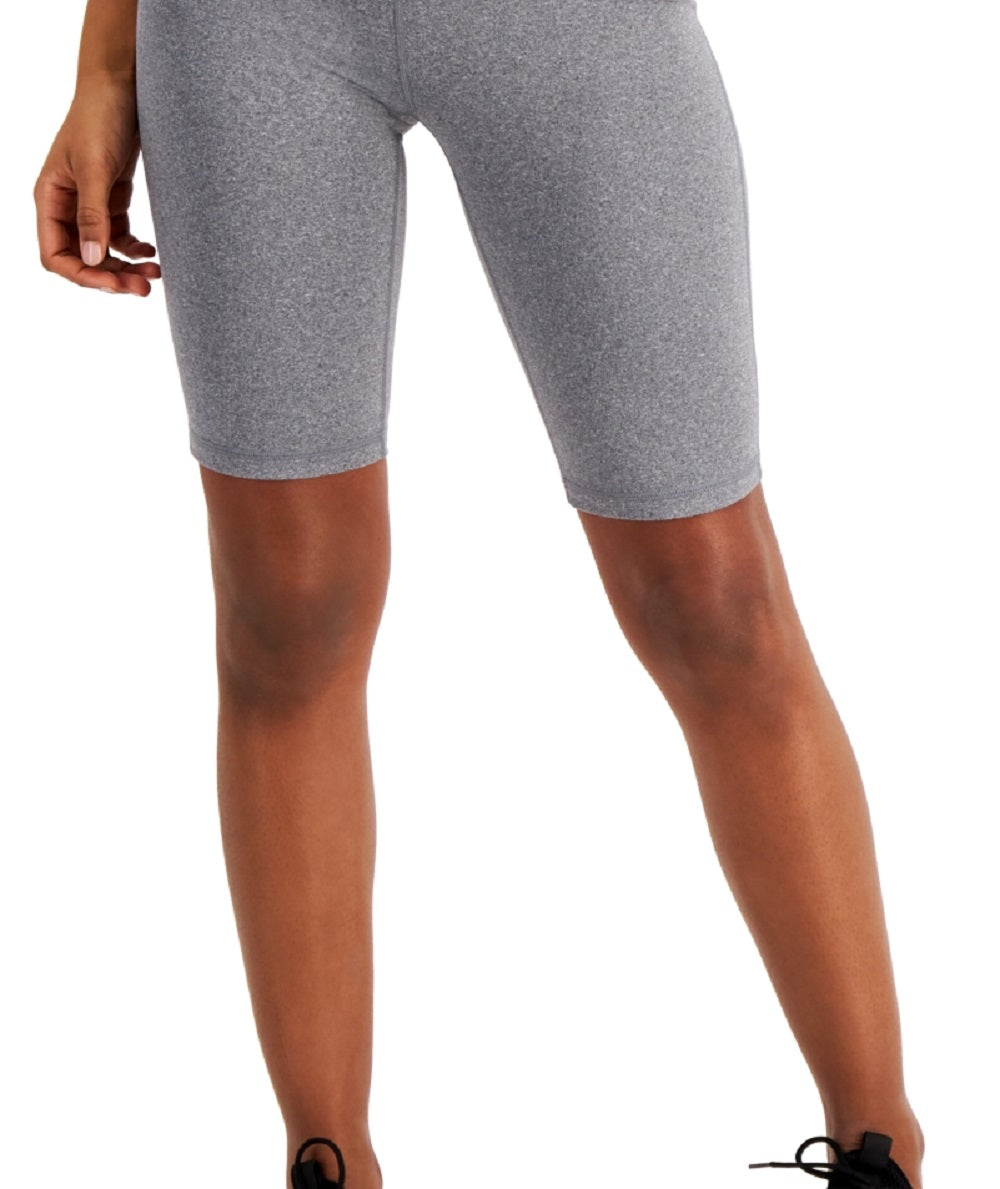 ID Ideology Women's Sweat Set Biker Shorts Gray Size Medium