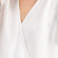 Alfani Women's Flutter Sleeve Surplice Blouse White Size Medium
