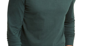 Club Room Men's Doubler Crewneck T-Shirt Green Size Small