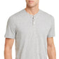 Club Room Men's Solid Henley Gray Size Large