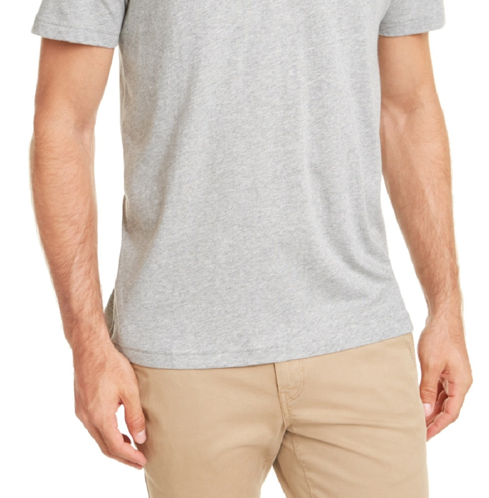 Club Room Men's Solid Henley Gray Size Large