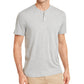 Club Room Men's Solid Henley Gray Size Large