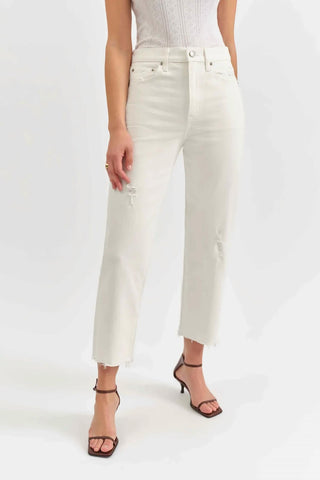 Daze - Cool High Rise Straight Leg Jeans
