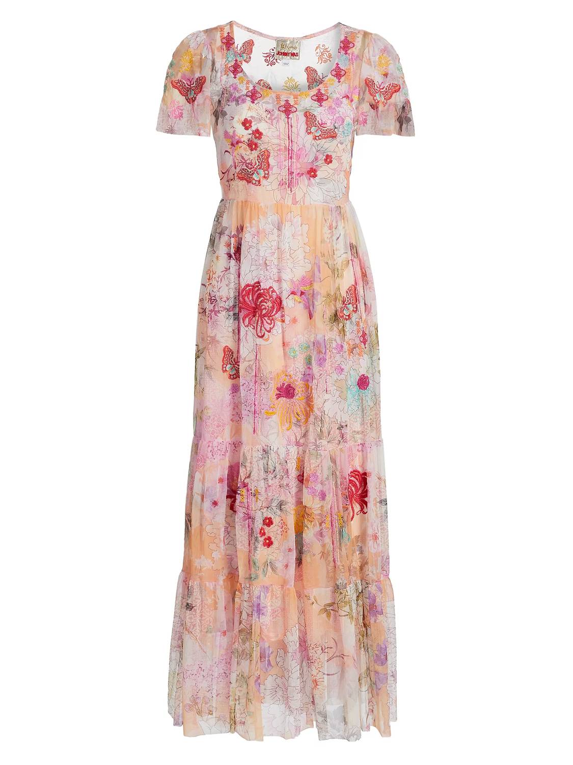 Johnny Was - Valentina Melrose Mesh Dress