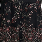 Style & Co Women's Floral Print Tunic Black Size Large