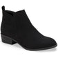 Sun + Stone Women's Cadee Ankle Booties Black Size 9 M
