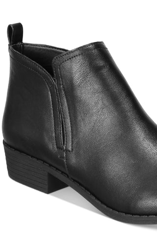 Sun + Stone Women's Cadee Ankle Booties Black Size 5 M