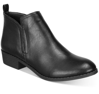Sun + Stone Women's Cadee Ankle Booties Black Size 5.5 M