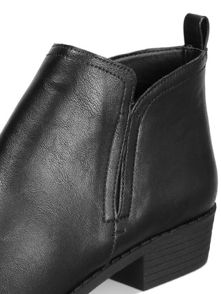 Sun + Stone Women's Cadee Ankle Booties Black Size 5.5 M
