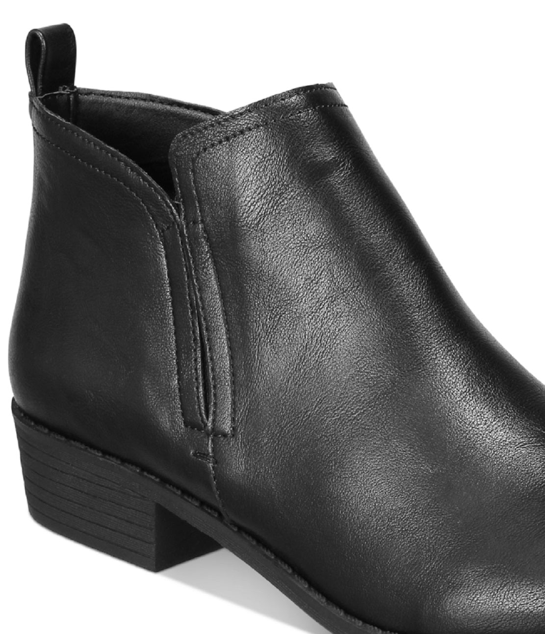 Sun + Stone Women's Cadee Ankle Booties Black Size 7 M