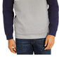 Club Room Men's Colorblocked Quarter Zip Fleece Sweatshirt Blue Size XX-Large