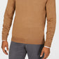 Club Room Men's Solid V Neck Merino Wool Blend Sweater Brown Size XX-Large
