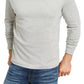 Club Room Men's Solid Mock Neck Shirt Gray Size Medium