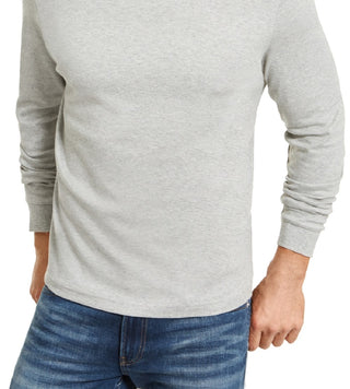 Club Room Men's Solid Mock Neck Shirt Gray Size XX-Large