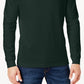 Club Room Men's Solid Turtleneck Shirt Green Size Large