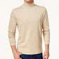 Club Room Men's Solid Turtleneck Shirt Brown Size Large