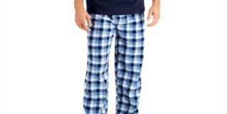Club Room Men's Pajama Set Blue Size Medium