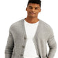 Tasso Elba Men's Cashmere Cardigan Gray Size Size Large