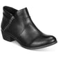 Sun + Stone Women's Abby Double Zip Booties Black Size 5M
