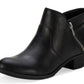 Sun + Stone Women's Abby Double Zip Booties Black Size 9.5W