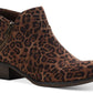 Sun + Stone Women's Abby Double Zip Booties Brown Size 9.5M