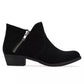 Sun + Stone Women's Abby Double Zip Booties Shoes Black Size 8 M