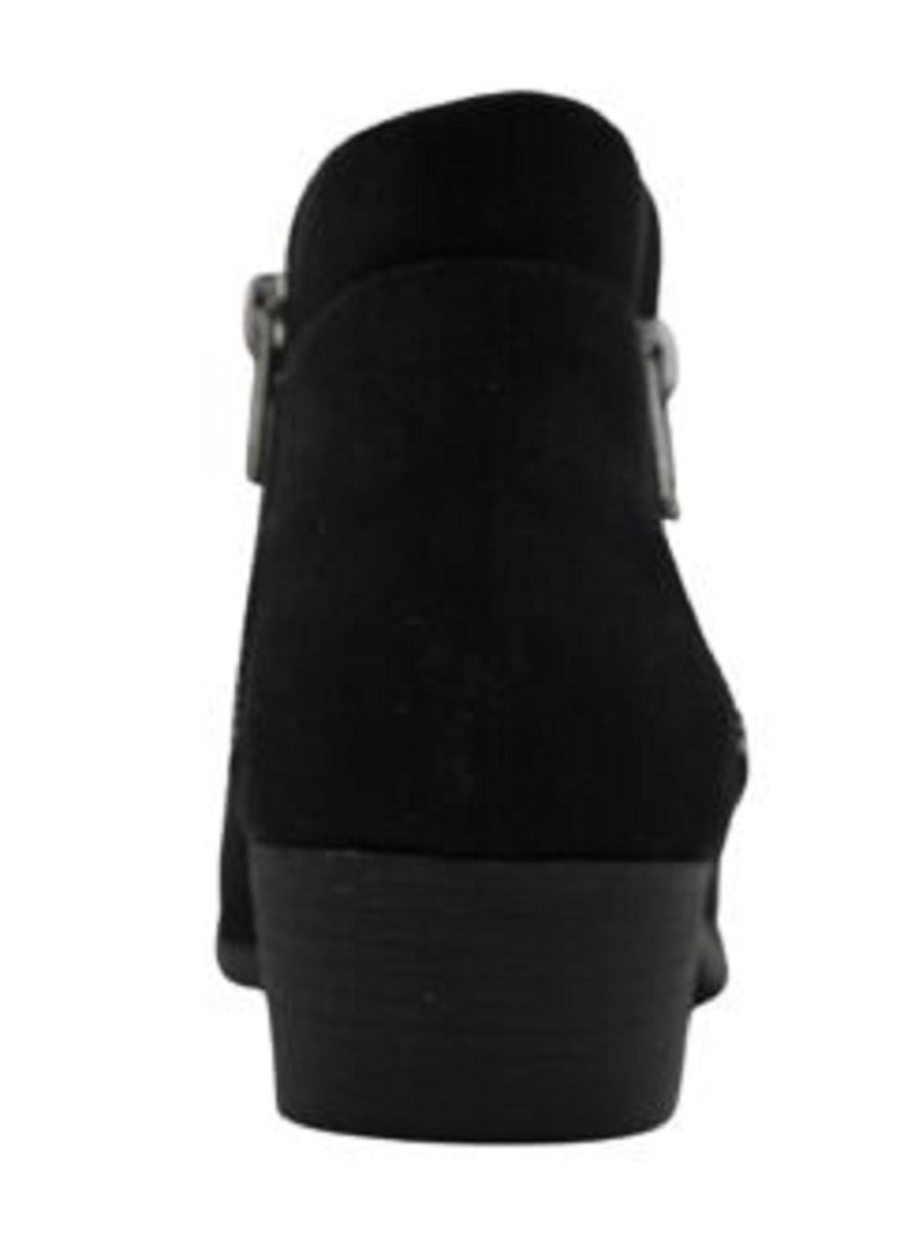 Sun + Stone Women's Abby Double Zip Booties Black Size 9 M