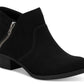 Sun + Stone Women's Abby Double Zip Booties Black Size 10 M