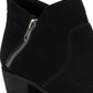 Sun + Stone Women's Abby Double Zip Booties Black Size 10 M