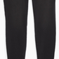 INC International Concepts Women's Denim Pocketed Frayed Mid rise Pull on Leggings Black Size 8