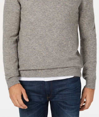 Club Room Men's V Neck Cashmere Sweater Gray Size Medium