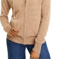 Charter Club Women's Zip Hoodie Brown Size Medium