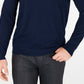 Alfani Men's Solid Crewneck Sweater Blue