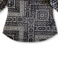Style & Co Women's Tapestry Printed Knit Top Gray Size Medium